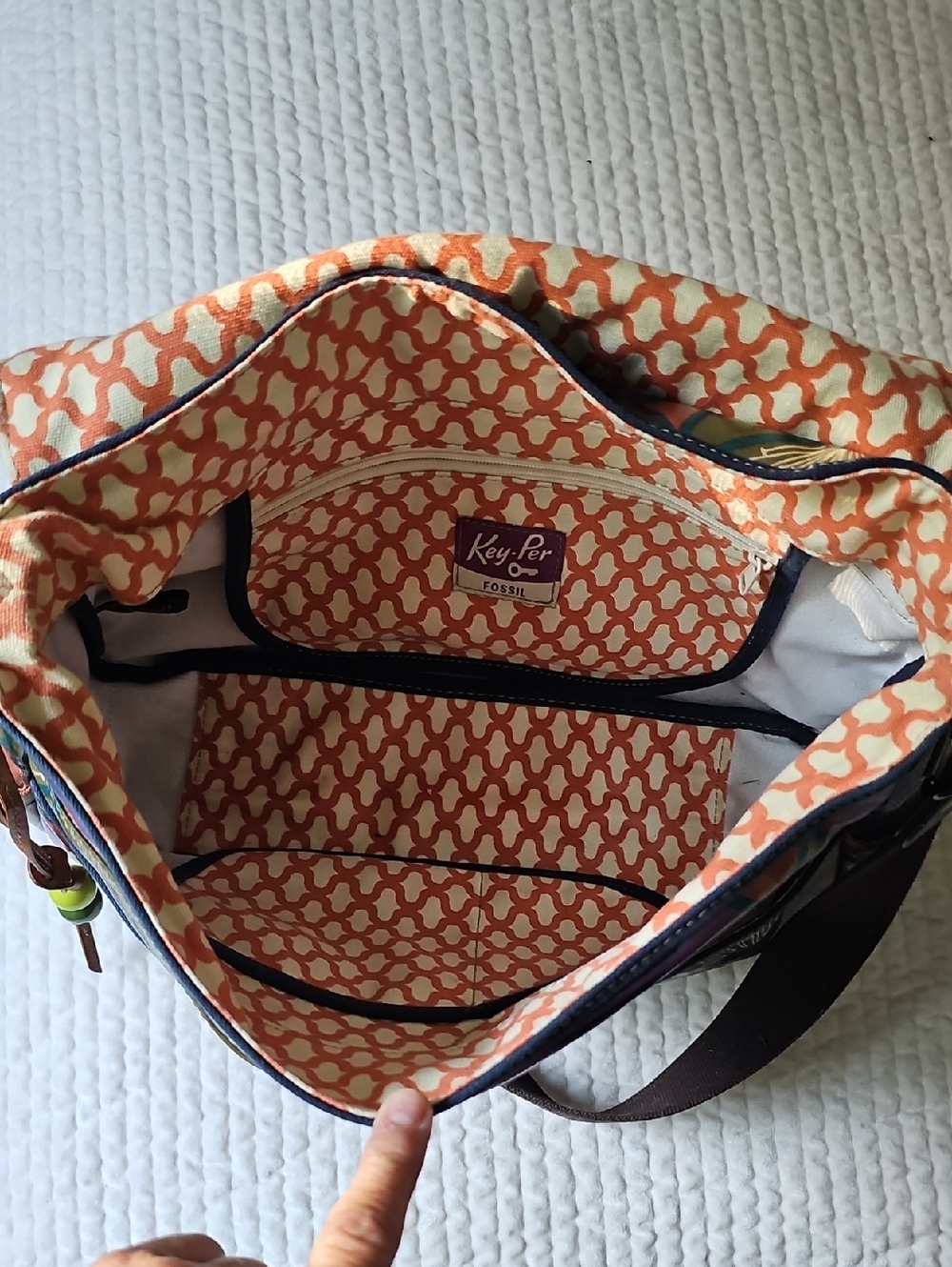 Vintage Fossil Key Per Tote - Picture 4 of 6